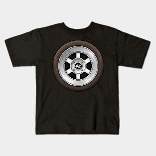 Pixelart Wheel Kids T-Shirt